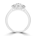 Platinum Three-stone FSi2 Diamond Ring