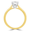 18ct Gold Solitaire DSi2 Diamond Ring