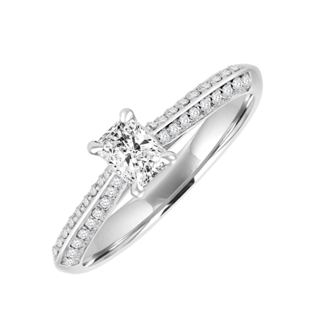 18ct White Gold Solitaire Phoenix DVS1 Diamond ring