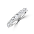 Platinum 11-stone Diamond Cog set Eternity Ring