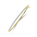 9ct Gold 1.00ct Diamond Bangle