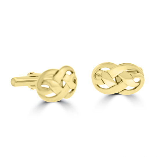 9ct Gold Celtic Weave Cufflinks