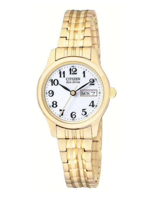 Citizen Eco-Drive Ladies Gold Expander Bracelet Watch
