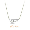 Hulchi Belluni 18ct White Gold Cheri Diamond pendant chain