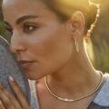 18ct Gold Pave Diamond Tresore Slider Necklet