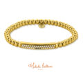 Hulchi Belluni Tresore 18ct Gold Diamond Stretch Bracelet