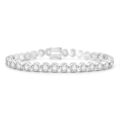 18ct White Gold 6.59ct Diamond Tennis Bracelet