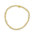 9ct Gold Diamond Rubover Tennis Bracelet