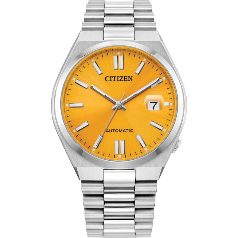 Citizen Yellow Tsuyosa Automatic Gents Bracelet Watch
